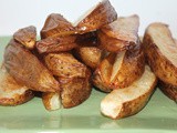 Salt and vinegar potato wedges