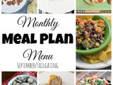 September Meal Plan