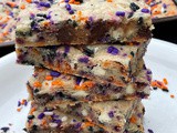 Sheet pan Halloween confetti cookie bars #HalloweenTreatsWeek