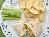 Slow cooker Buffalo chicken wraps