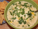 Slow cooker chicken enchilada soup