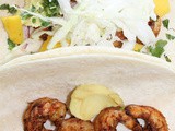 Smoked shrimp & avocado tacos {#CookoutWeek}