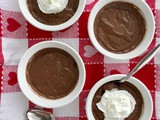Smooth & creamy homemade chocolate pudding for four
