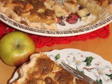 Sour cream apple pie