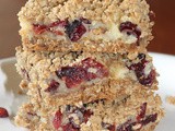 Sour cream cranberry bars {Secret Recipe Club}