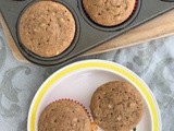 Sourdough pumpkin walnut muffins