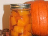 Spiced pickled sugar pumpkin