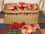 Strawberry shortcake biscuit cookies