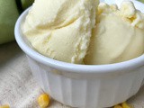 Sweet corn ice cream