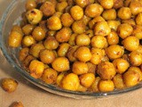 Turmeric and honey roasted chickpeas