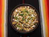 Warm Mexican corn salad
