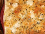 White cheddar cauliflower gratin