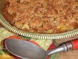 Zucchini (mock apple) crisp