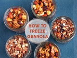 How to Freeze Granola