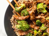 Slow Cooker Beef and Broccoli with Quinoa