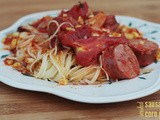 Smoked Sausage and Corn Pasta