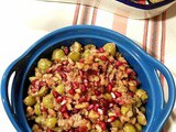 Zaytoon Parvardeh - Marinated Olives with Pomegranate and Walnuts