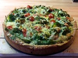 Brokkoli,Pepperoni Quiche,vegetarisch