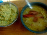 Chinakohl,Kartoffel/Selleriestampf, Schälrippchen