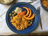 Hokkaidospalten,Baba Ganusch,Couscous,vegan