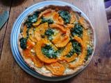 Kürbis-Spinat Tarte, vegetarisch