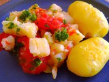 Pastinaken Gemüse mit Tomaten