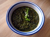 Pesto für das Mittagessen