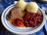 Sauerbraten mit Thüringer Klößen