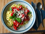 Spaghetti mit Keka,Waffeln