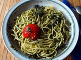 Spaghetti mit Wildkräuter Pesto