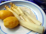 Spargel ,Estragonsauce,vegetarisch