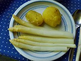 Spargel,Kartoffeln , vegan