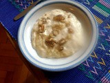 Steinpilzrisotto,Salatherzen, Bananenquark