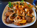 Sudanesischer Imbißteller,vegan