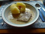 Tafelspitz,Meerrettichsauce, rohe Klöße