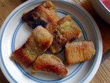 Wels mit roten Kartoffeln und Kaiserschoten