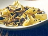 Paste pappardelle cu ciuperci ghebe