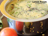 Lemon Rasam or Elumichai Rasam