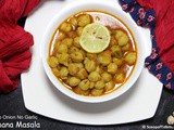 No Onion No Garlic Chana Masala or Easy Chana Masala