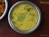 Plain Dal or How to make Simple Dal? or Yellow Dal