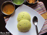 Rava Idli or Sooji Idli