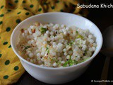 Sabudana Khichdi or Maharashratrian Style Sabudana Khichdi