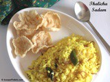 Thalicha Sadam or Tempered Rice