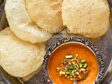 Aamras Poori | Indian Mango Nectar | Mango Puree