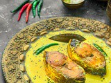 Doodh Ilish | Narkel Dudh e Ilish Mach | Hilsa in Coconut Milk