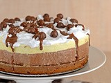 Icecream Cake with Chocolate Mousse & Malt Balls