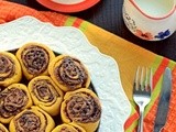 Pumpkin Cinnamon Chocolate Rolls (Yeast Free)