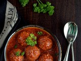 Skinny Baked Vegan Meatballs | Gluten Free