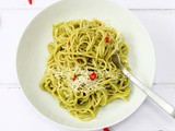 Avocado Spaghetti with Chilli and Lemon