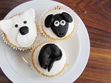 Black and White Animal Cupcakes